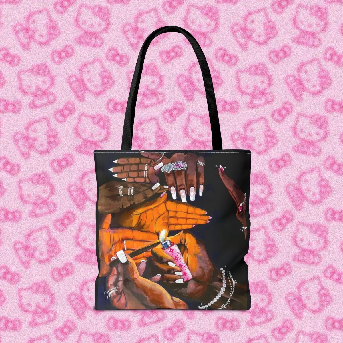Pretty & Fꨄded/ It Takes a Villageೀ⋆⑅˚ — Tote Bag